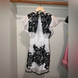 Foxiedox Black & White Dress